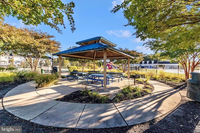 surrounding community featuring a gazebo