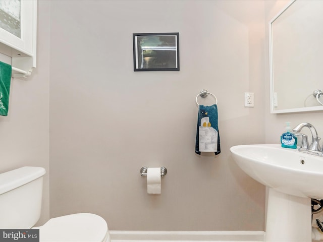 bathroom with toilet