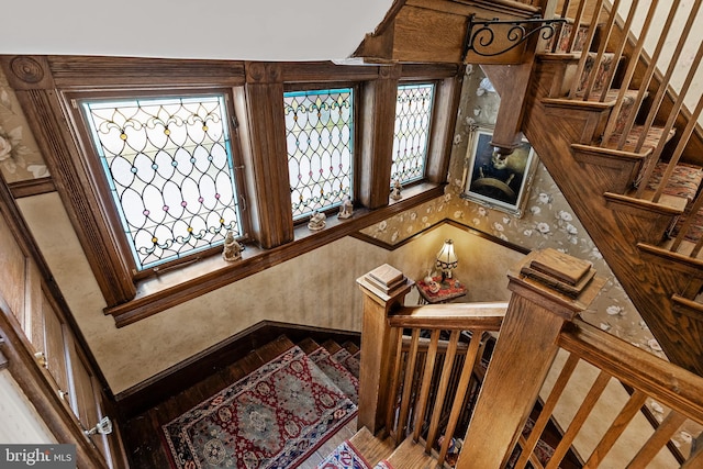 interior space featuring hardwood / wood-style flooring