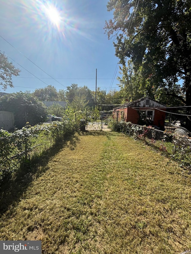 view of yard