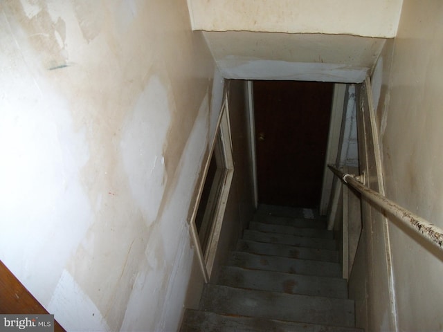 view of stairs