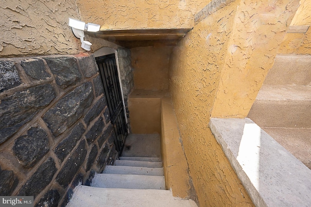 view of staircase