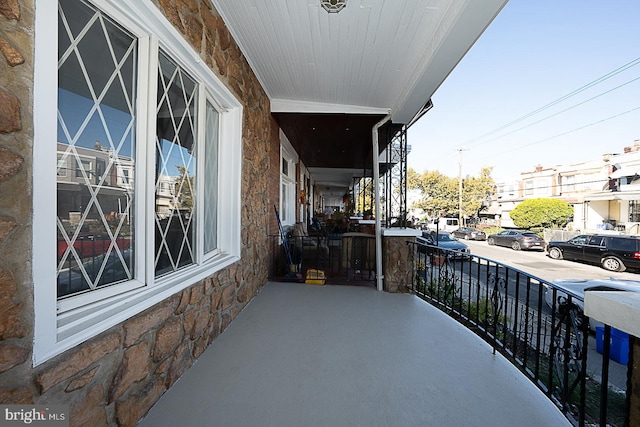 balcony with a porch