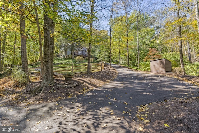 6503 Fleecydale Rd, New Hope, PA 18938 - view of street with a wooded view