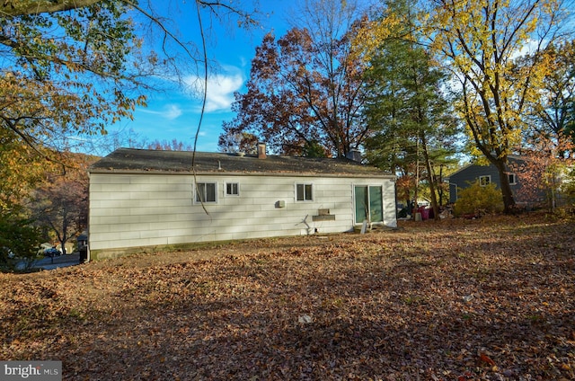 view of back of property