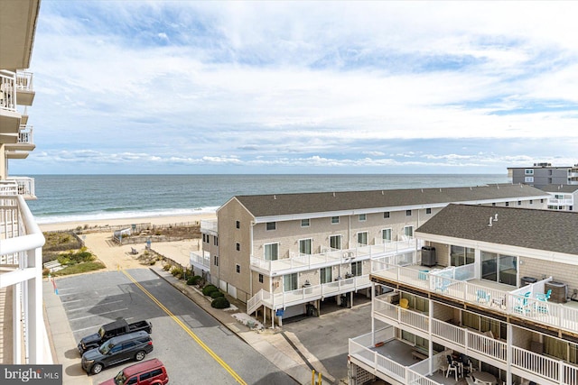 water view with a beach view