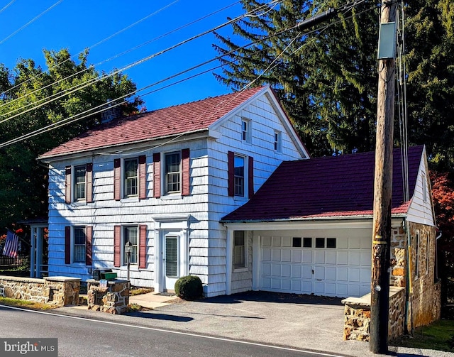 view of colonial-style house