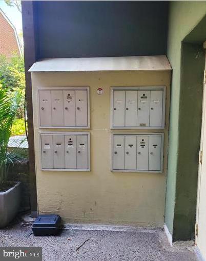 surrounding community with mail boxes