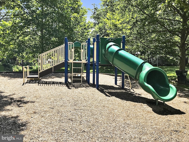 view of jungle gym