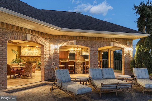 view of patio