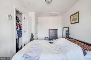 bedroom with a closet