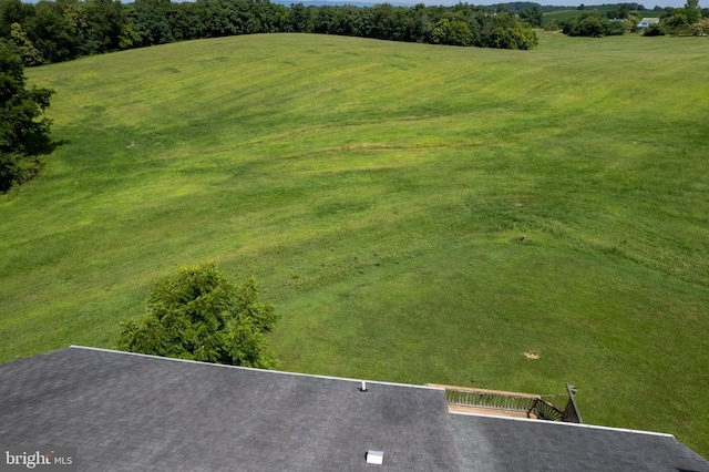 bird's eye view featuring a rural view