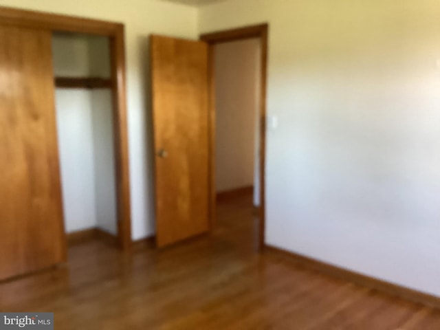 17604 Woodlawn Dr, Hagerstown, MD 21740 - unfurnished bedroom featuring baseboards and wood finished floors