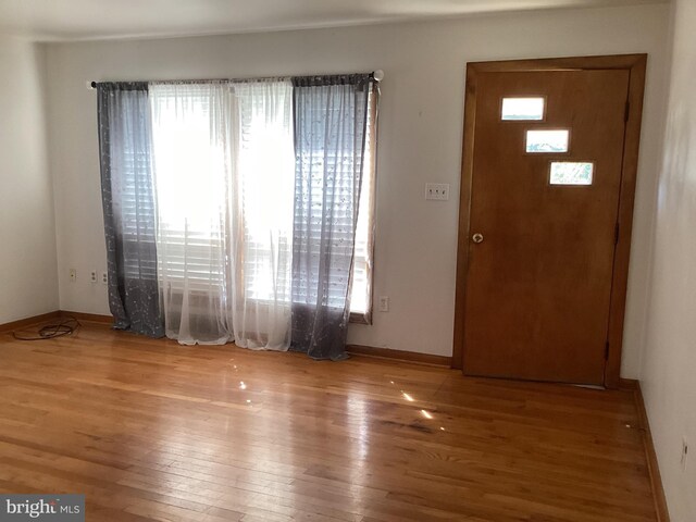 17604 Woodlawn Dr, Hagerstown, MD 21740 - entryway with wood-type flooring, baseboards, and a healthy amount of sunlight