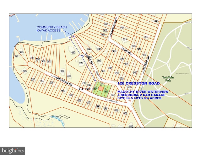 127 Shore Rd, Arnold, MD 21012 - parcel map