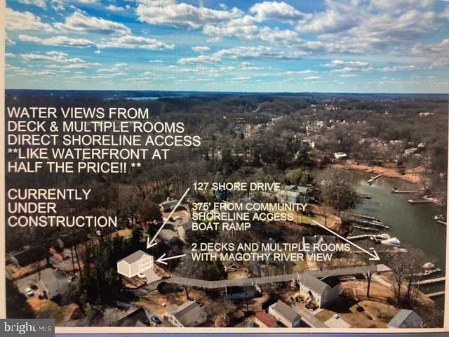 127 Shore Rd, Arnold, MD 21012 - aerial view