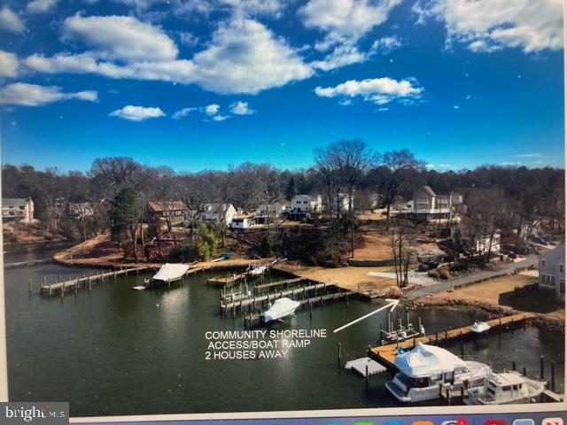 127 Shore Rd, Arnold, MD 21012 - water view with a dock