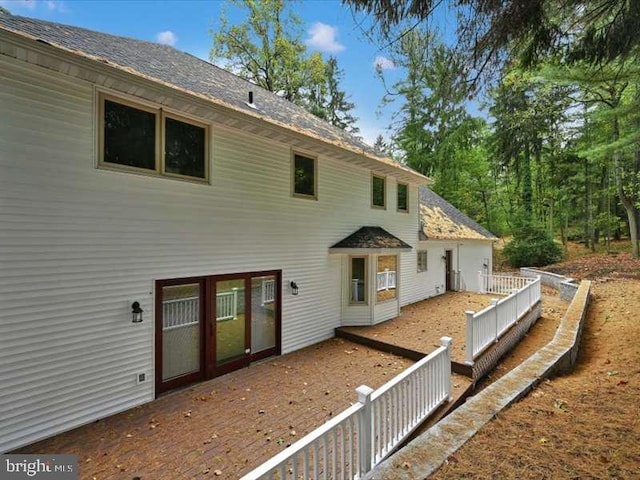 view of back of property