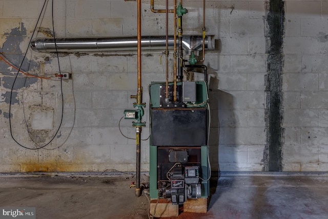 view of utility room