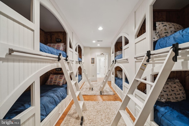 interior space featuring hardwood / wood-style floors