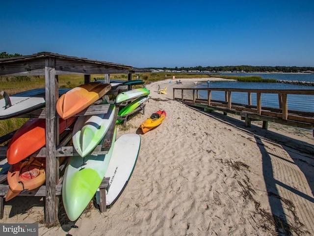 33579 Windswept Dr Unit 8404, Millsboro, DE 19966 - dock area featuring a water view