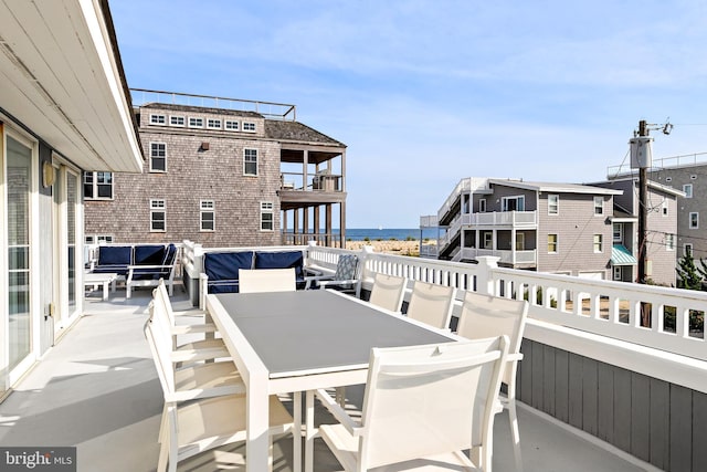 1039 Long Beach Blvd, Long Beach Township, NJ 08008 - balcony with outdoor dining space