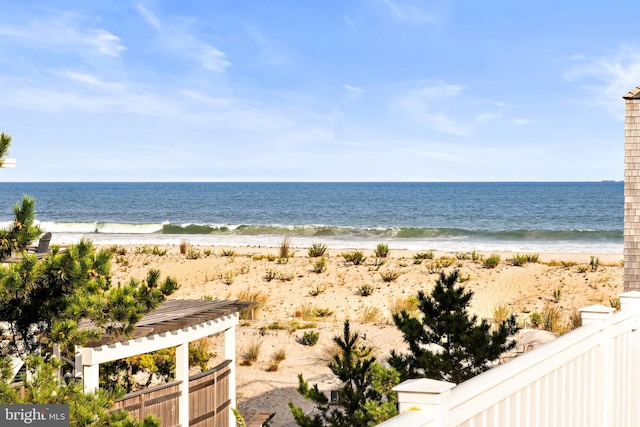1039 Long Beach Blvd, Long Beach Township, NJ 08008 - water view featuring local beach