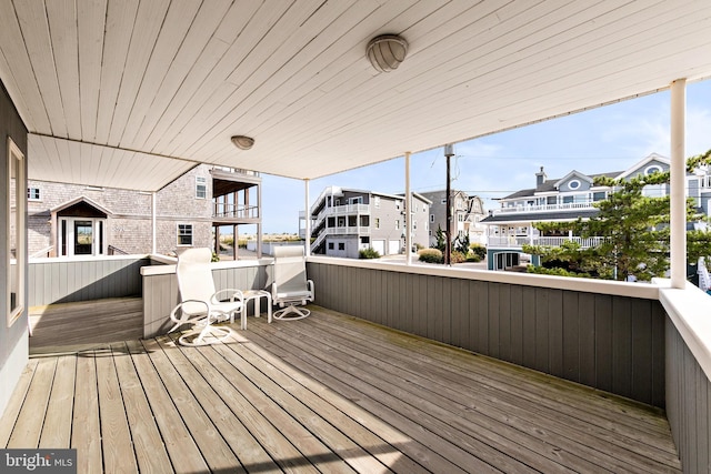 1039 Long Beach Blvd, Long Beach Township, NJ 08008 - wooden terrace with a residential view