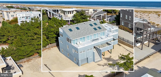 1039 Long Beach Blvd, Long Beach Township, NJ 08008 - aerial view of waterfront with a beach