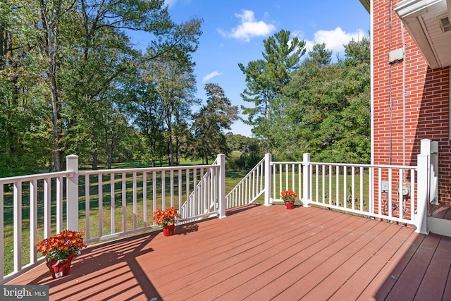 view of deck