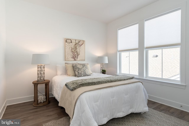 bedroom featuring hardwood / wood-style floors