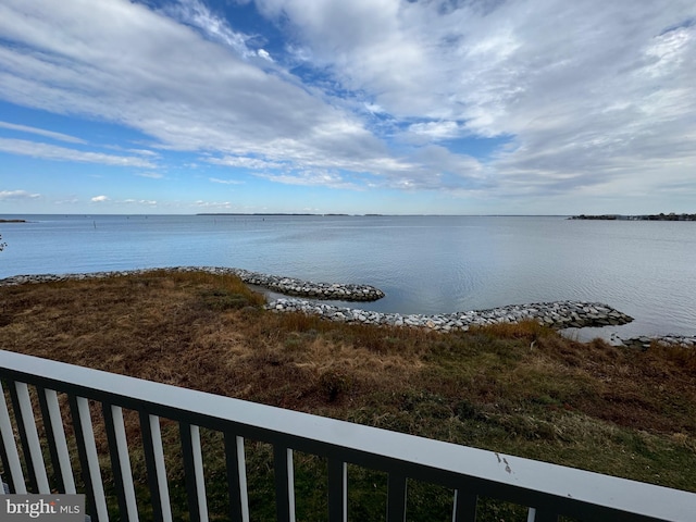 view of water feature