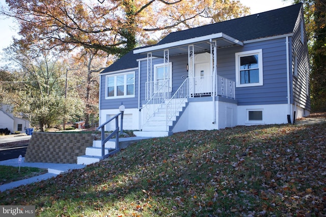 view of front of home