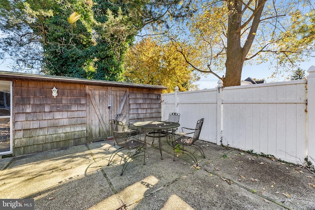 view of patio