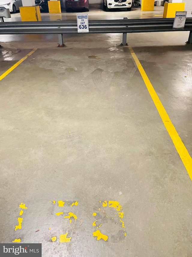 view of parking deck