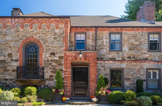 view of front of home