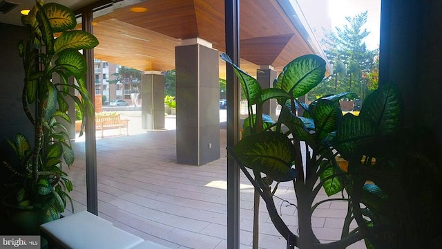deck with visible vents