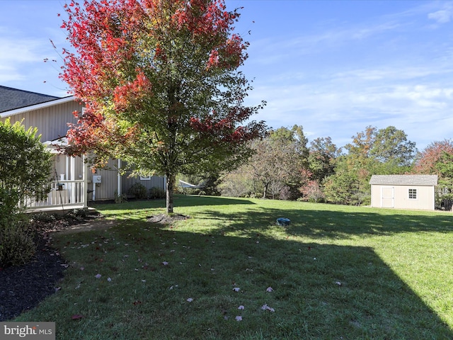 150 Depot Mills Dr, Gerrardstown, WV 25420 - view of yard with an outbuilding and a storage shed