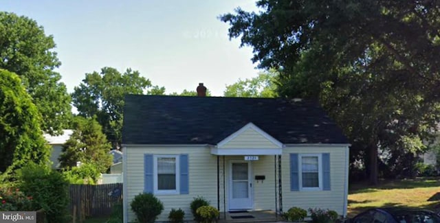 view of cape cod house