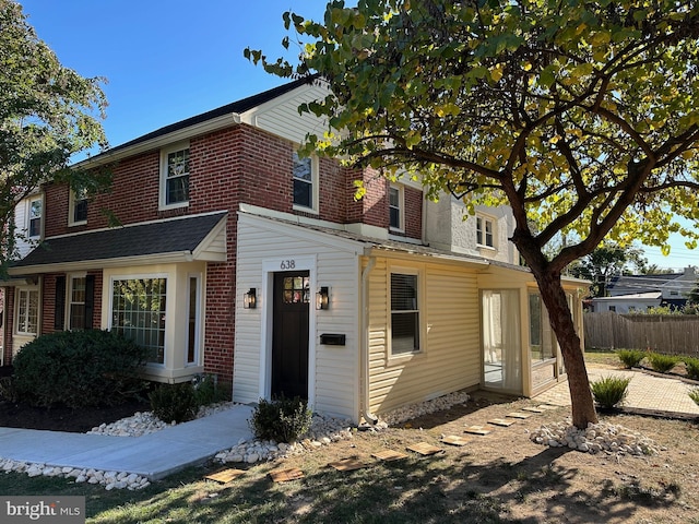 view of front of home