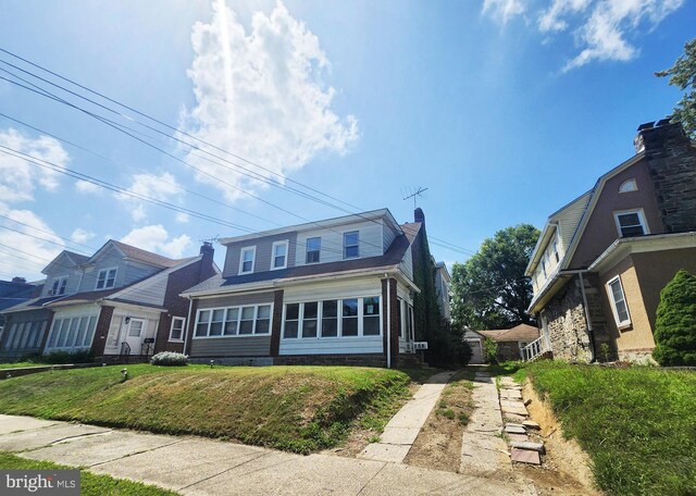 206 W Mowry St, Chester, PA 19013 - bungalow-style house featuring a chimney