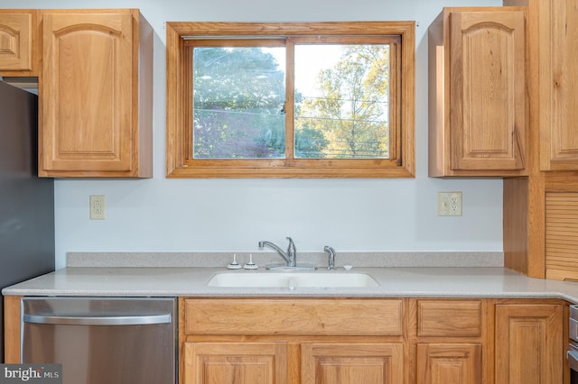 kitchen featuring sink and stainless steel appliances