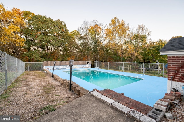 view of pool