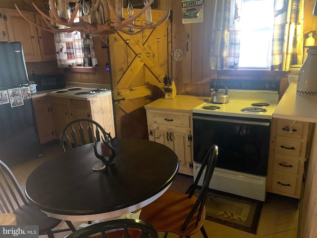 view of dining area