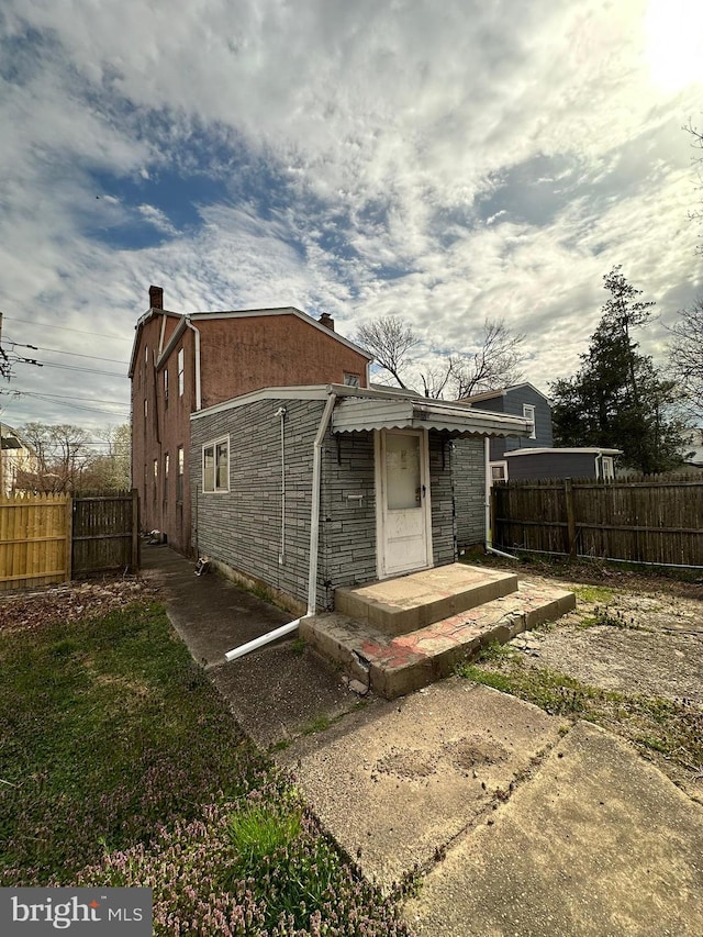 view of rear view of house