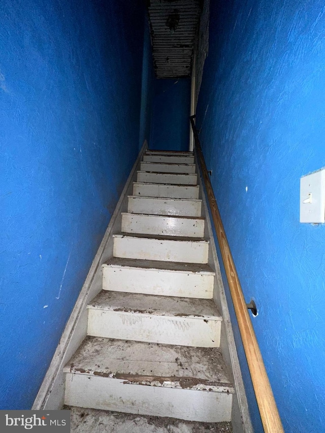 view of stairs