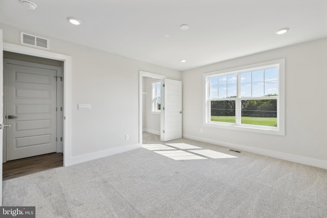 interior space with carpet flooring