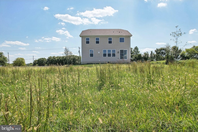 view of rear view of property