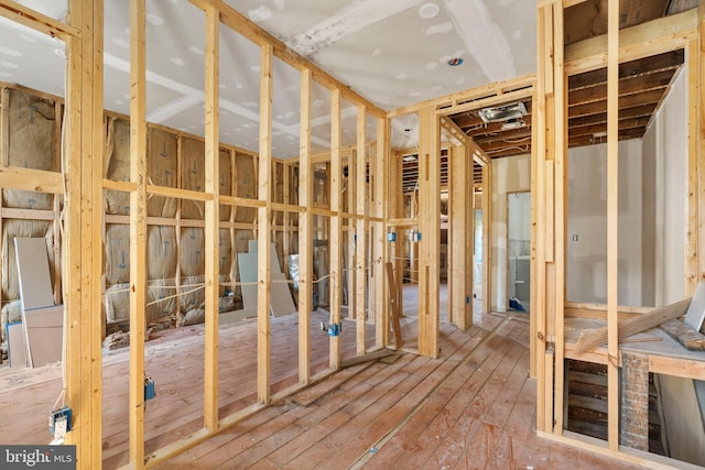 5317 9th St NW, Washington, DC 20011 - misc room with hardwood / wood-style floors