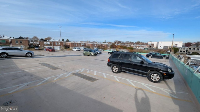 view of car parking